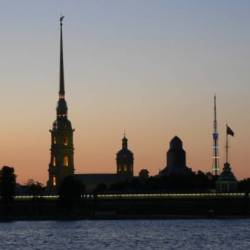 Skyline Peter-Paul-Festung, St. Petersburg